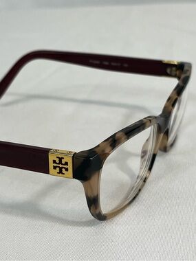 Tory Burch TY2049 Tortoise & Burgundy Rectangular Glasses